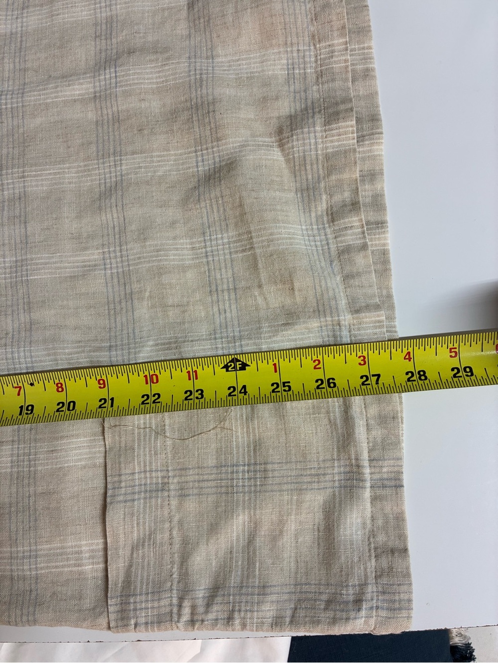 Eileen Fisher Catalan Organic Linen Boxy Plaid Top XL - Picture 11 of 11